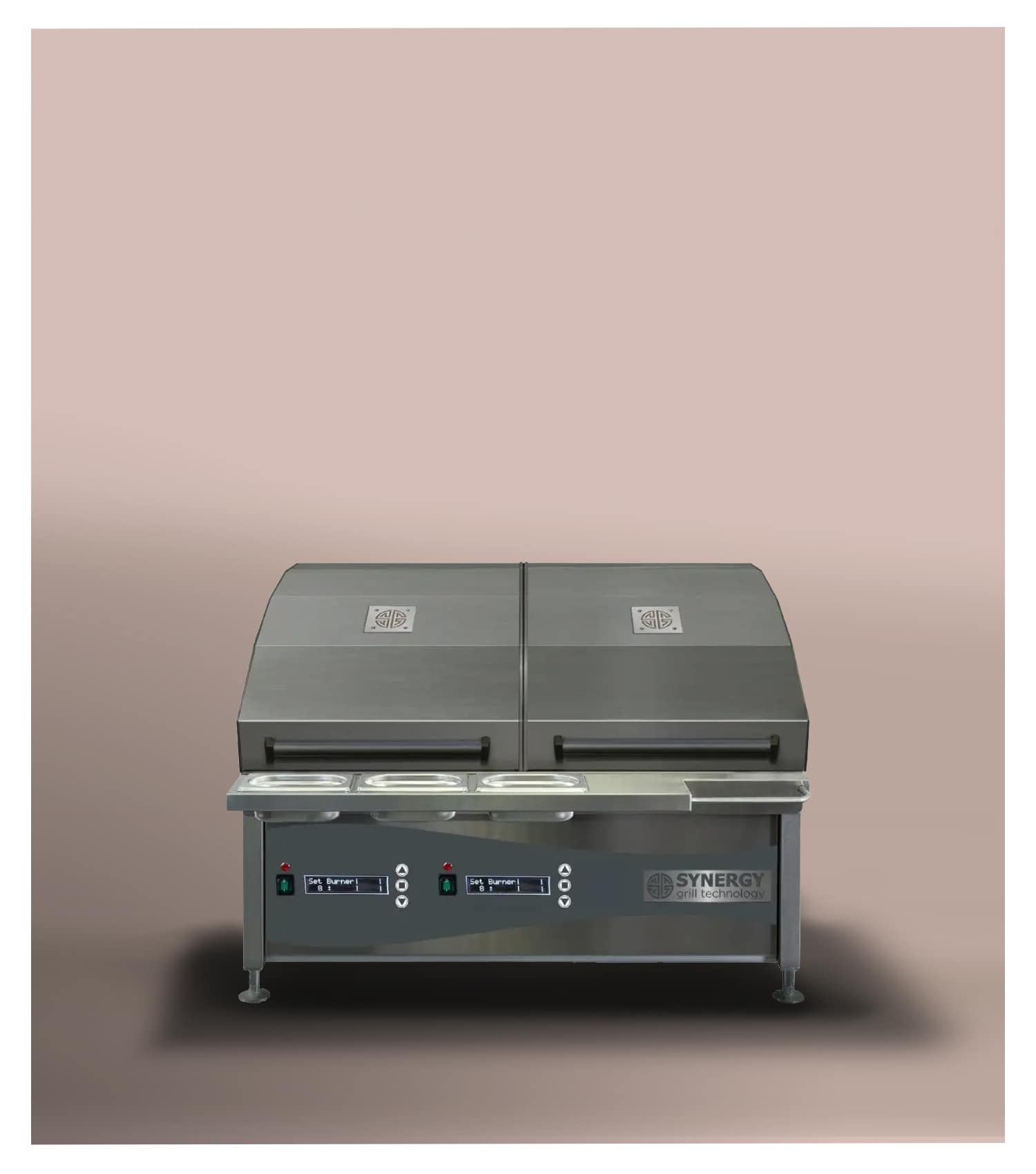 Grill Electrique Dual avec 2 couvercles Synergy Grill CGO900