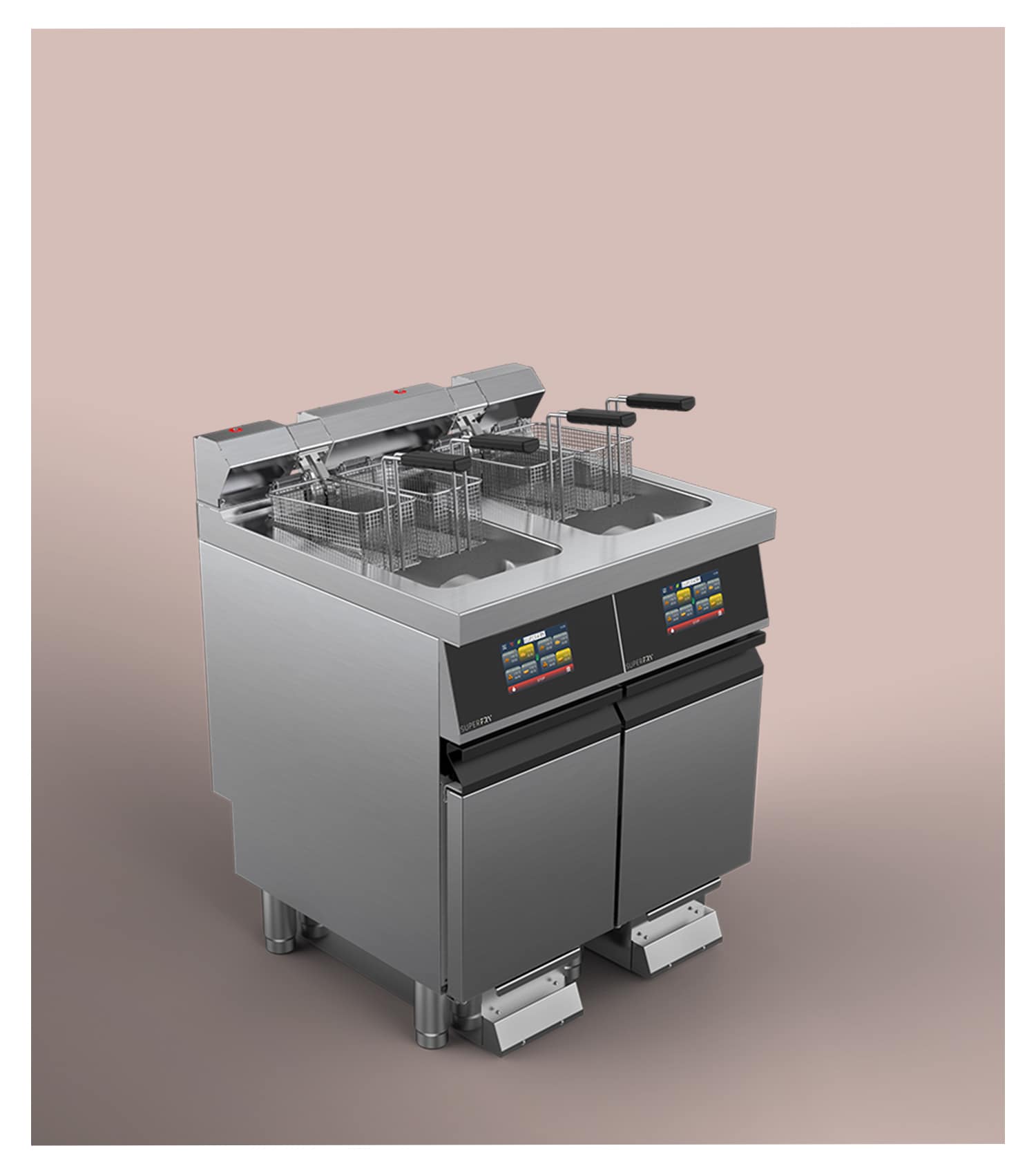 Friteuse électrique Superfry 700 Double - 30L (Disponible en Gaz)